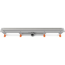 Podlahový linear. žľab 950 mm, bočný D40, basic lesk CH 950 B