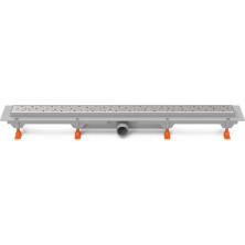 Podlahový linear. žľab 950 mm, bočné D40, drops mat CH 950 D 1