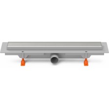 Podlahový linear. žľab 550 mm,bočný D40,klasik/floor lesk CH 550 K