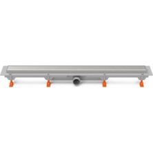 Podlahový linear. žľab 650 mm,bočný D40,klasik/floor lesk CH 650 K