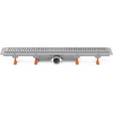 Podlahový linear. žľab 650 mm, bočné D50, harmony mat CH 650/50 H 1