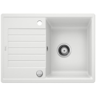Blanco ZIA 45 S Compact 524715 drez s odkvapom, obojstranný biela drez vstavaný