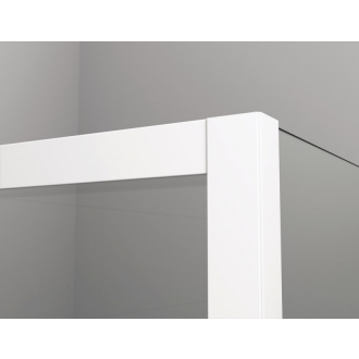 SANSWISS WALK-IN EASY Pevná stena samostatná s profilom biela mat shade STR4P0900968