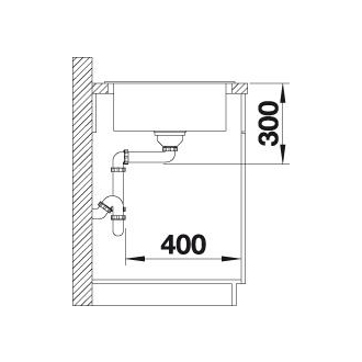 Blanco SITY XL 6 S Lava grey 525050 drez s odkvapom, drez vpravo aluminium drez vstavaný