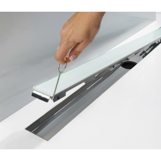 TECEdrainline sklenený čierny kryt 150cm 601592