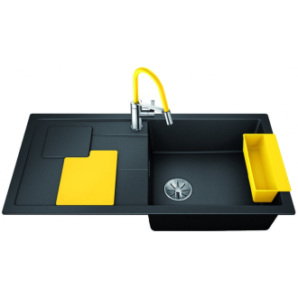 Blanco SITY XL 6 S Lemon 525052 drez s odkvapom, drez vpravo antracit drez vstavaný