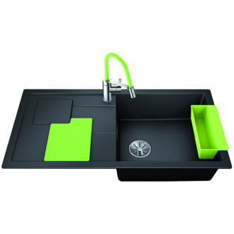Blanco SITY XL 6 S Kiwi 525060 drez s odkvapom, drez vpravo antracit drez vstavaný