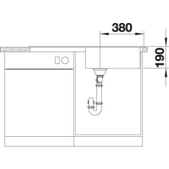 Blanco SITY XL 6 S Kiwi 525062 drez s odkvapom, drez vpravo aluminium drez vstavaný