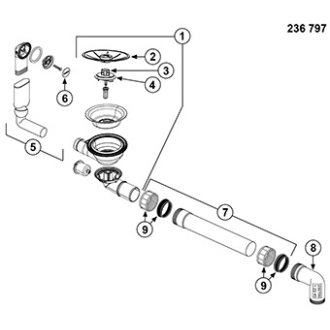Blanco FARON XL 6 S 524807 drez s odkvapom, obojstranný biela drez vstavaný