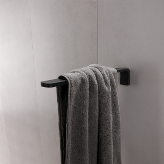 Nimco Nikau NKC 30097-90 Držiak na uteráky, 39 cm čierna matná