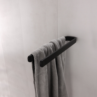 Nimco Nikau NKC 30098-90 Držiak na uteráky, 39 cm čierna matná