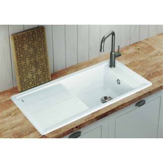 Blanco FARON XL 6 S 524810 drez s odkvapom, obojstranný tartufo drez vstavaný