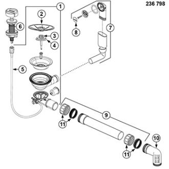 Blanco FARON XL 6 S 524787 drez s odkvapom, obojstranný biela drez vstavaný