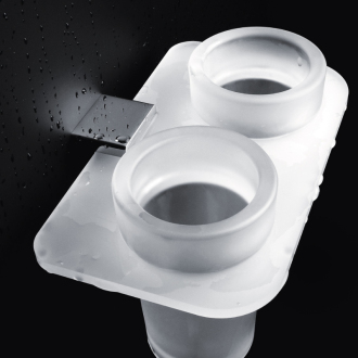 Nimco Kibo Ki X3-58DW-26 Dvojitý držiak pohárov chróm