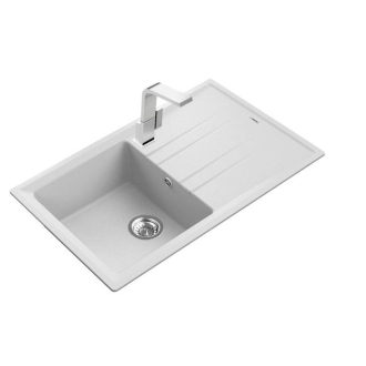 TEKA STONE 50 B-TG 1B 1D granitový drez biela 115330019
