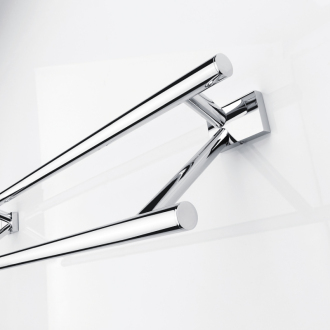 Nimco Keira KE 22046D-26 Držiak na uteráky dvojitý, 51 cm chróm