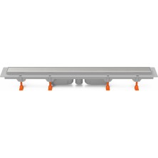 Podlahový linear. žľab 650 mm, spodný D40, klasický/floor lesk CH 650/S40 K