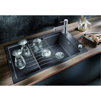 Blanco ELON XL 6 S 524836 drez s odkvapom, obojstranný aluminium drez vstavaný