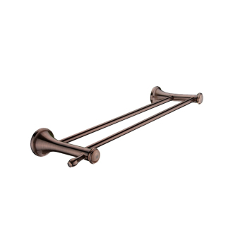 Nimco Lada LA 19046D-80 Držiak na uteráky dvojitý, 52 cm staroměď