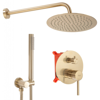Rea Lungo podomietkový sprchový set, zlatá brúsená + box REA-P4160