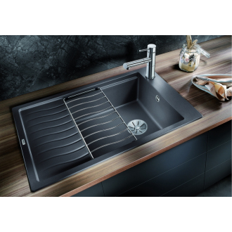Blanco ELON XL 6 S 524846 drez s odkvapom, obojstranný aluminium drez vstavaný