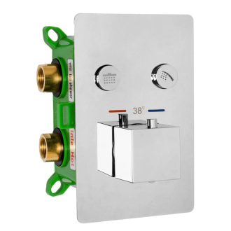 Rea sprchový termostatický set-chróm REA-P6356