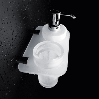 Nimco Bormo BR X3-5831W-26 Dvojitý držiak dávkovača a poháre chróm