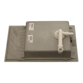 Blanco ELON XL 8 S 524872 drez s odkvapom, obojstranný aluminium drez vstavaný