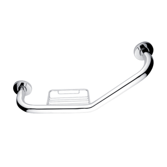 Nimco Madlo BM 7035LZ-18 Madlo lomené s mydelníkom 455x25 mm nerezlesk