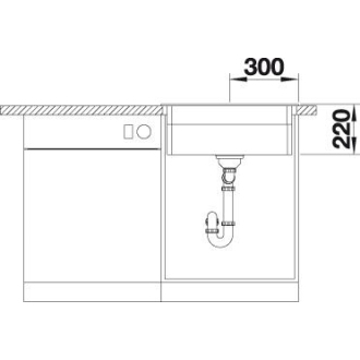 Blanco ETAGON 6 524531 jednodrez bez odkvapu aluminium drez vstavaný