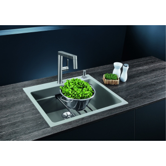 Blanco ETAGON 6 524531 jednodrez bez odkvapu aluminium drez vstavaný