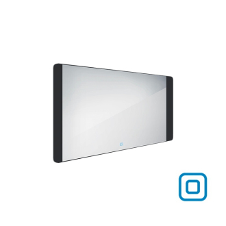 Nimco čierne LED zrkadlo 1200x650 s dotykovým senzorom ZPC 42006V-90