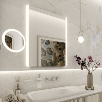 Nimco Séria 17000 ZP 17002 LED zrkadlo 600x800 rám hliníkový