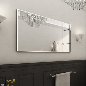 Nimco Séria 13000 ZPC 13006-90 čierne LED zrkadlo 1200x700 čierna matná