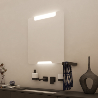 Nimco Séria 22000 ZP 22002 LED zrkadlo 600x800 rám hliníkový