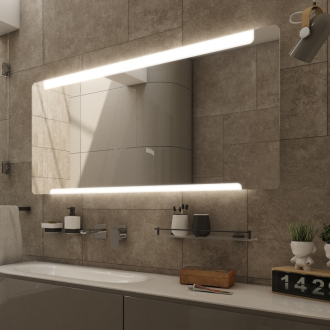 Nimco Séria 22000 ZP 22008 LED zrkadlo 1400x700 rám hliníkový