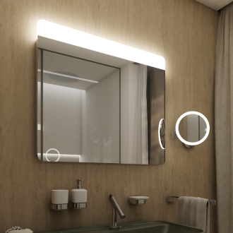 Nimco Séria 23000 ZP 23004V LED zrkadlo 1000x700 s dotykovým senzorom rám hliníkový