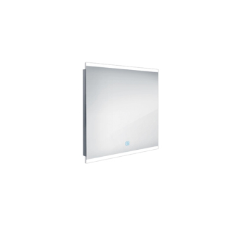 Nimco Séria 12000 ZP 12003V LED zrkadlo 800x700 s dotykovým senzorom rám hliníkový