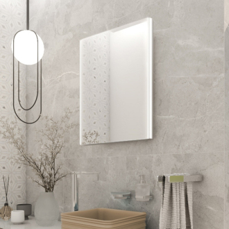 Nimco Séria 9000 ZP 9000 LED zrkadlo 400x600 rám hliníkový