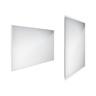 Nimco Séria 9000 ZP 9004 LED zrkadlo 1000x700 rám hliníkový