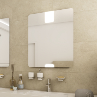 Nimco Séria 21000 ZP 21002 LED zrkadlo 600x800 rám hliníkový
