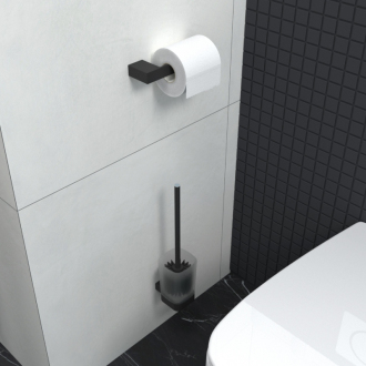 Nimco Kibo Ki 14094CN-90 Toaletná WC kefa čierny mat