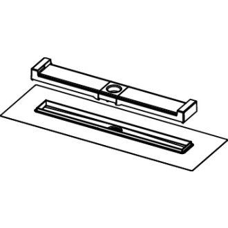 TECEdrainline-Evo, sprchový žliabok, 100cm 601002