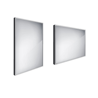 xxxNimco Séria 13000 ZPC 13002-90 čierne LED zrkadlo 600x800 čierna matná