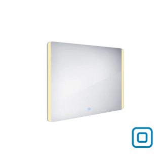 xxxNimco Séria 17000 ZP 17004V LED zrkadlo 1000x700 s dotykovým senzorom rám hliníkový