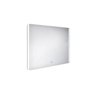 xxxNimco Séria 17000 ZP 17004V LED zrkadlo 1000x700 s dotykovým senzorom rám hliníkový