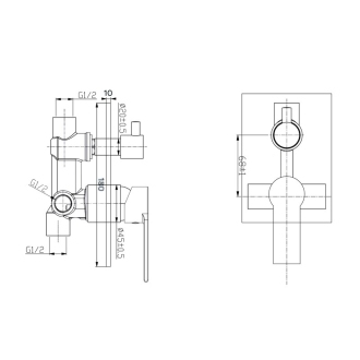 Mereo Vaňový set Dita:CBE60106DC, CB700A, CB110H, CB465J, CBQ60101L CB650VD1