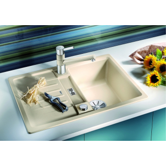 Blanco LEXA 40 S 524882 drez s odkvapom, obojstranný aluminium drez vstavaný