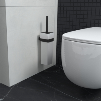 Nimco Kibo Ki 14094K-90 Toaletní WC kefa čierny mat