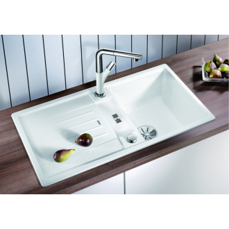 Blanco LEXA 45 S 524902 drez s odkvapom, obojstranný aluminium drez vstavaný
